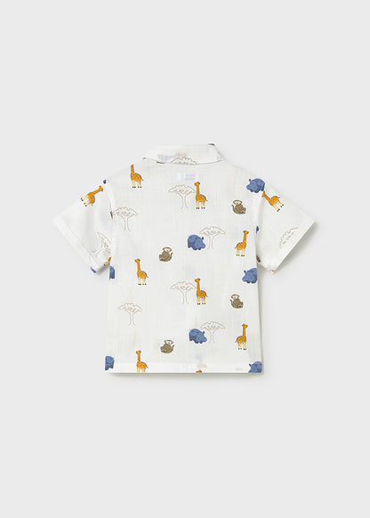 Mayoral Camisa estampada bebé