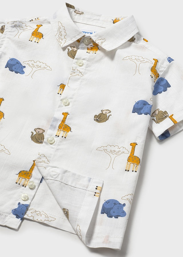 Mayoral Camisa estampada bebé
