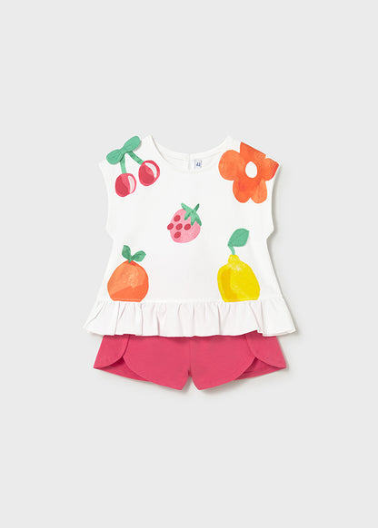 Mayoral Conjunto calção e t-shirt bebé