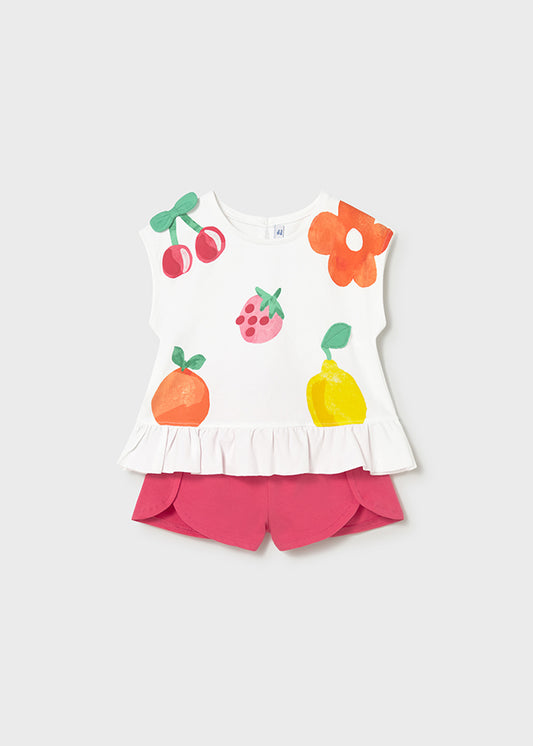 Mayoral Conjunto calção e t-shirt bebé