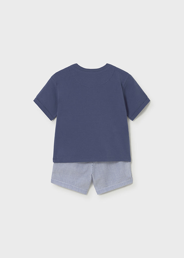 Mayoral Conjunto bermuda e camisa bebé