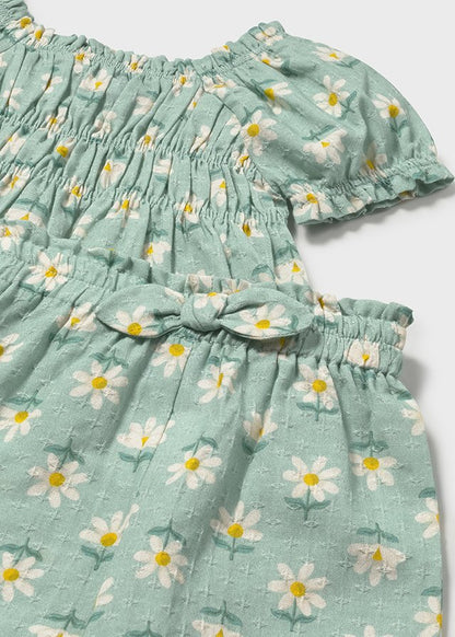 Mayoral Conjunto calças e blusa estampada bebé