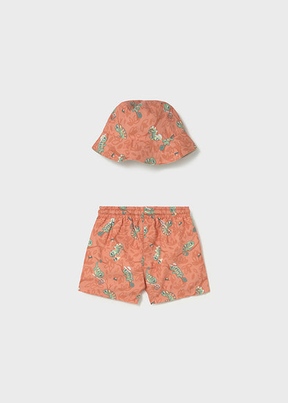 Mayoral Conjunto banho e gorro reversível proteção solar bebé