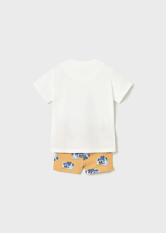 Mayoral Conjunto banho e t-shirt proteção solar bebé
