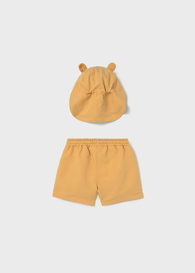Mayoral Conjunto banho e gorro orelhas proteção solar bebé