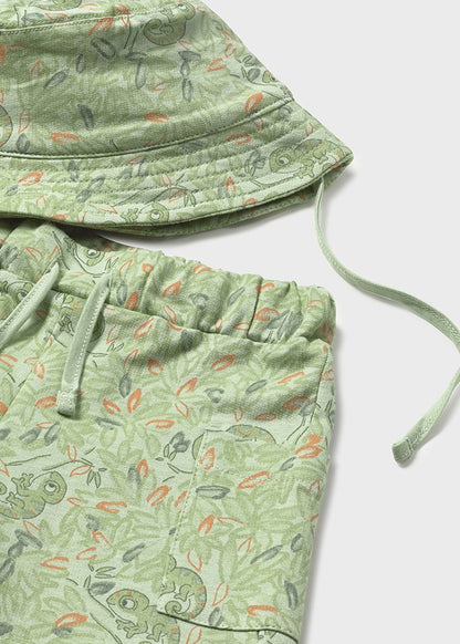 Mayoral Conjunto 3 peças com chapéu bebé