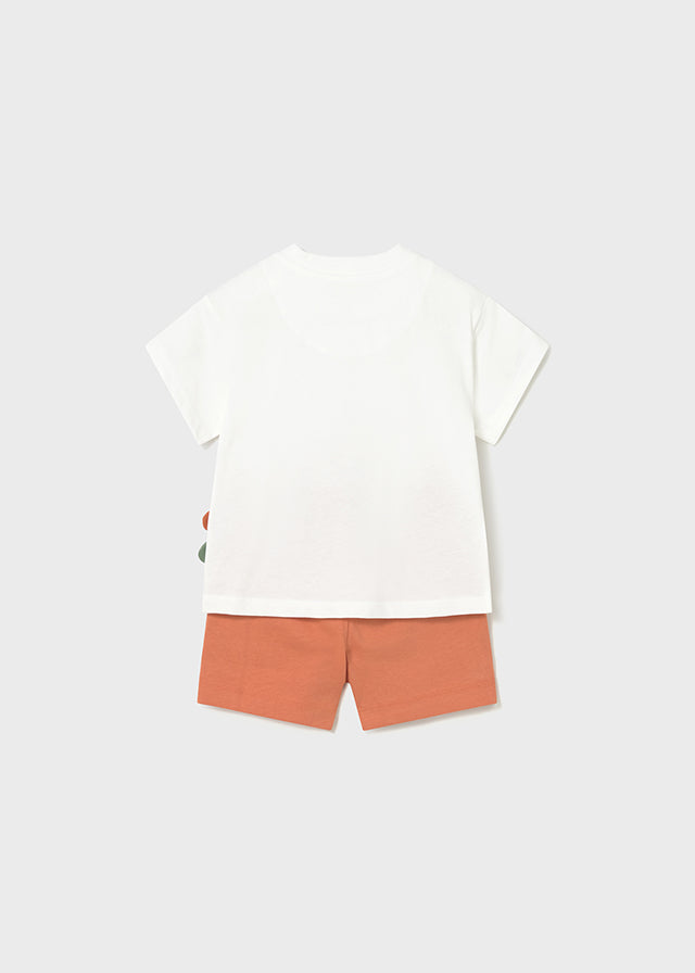 Mayoral Conjunto calção e t-shirt interativa bebé