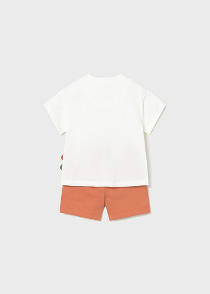 Mayoral Conjunto calção e t-shirt interativa bebé