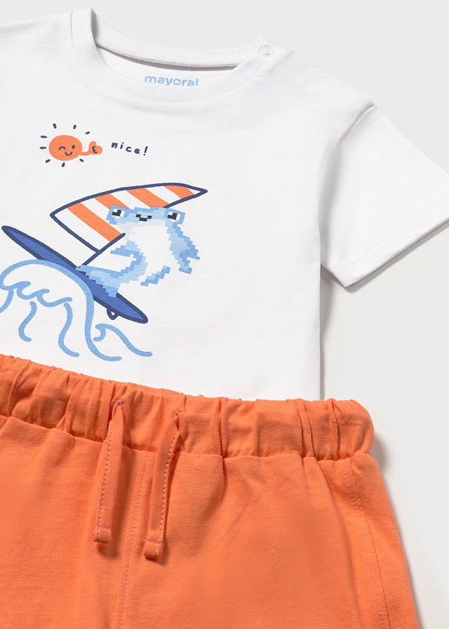 Mayoral Conjunto calção e t-shirt bebé