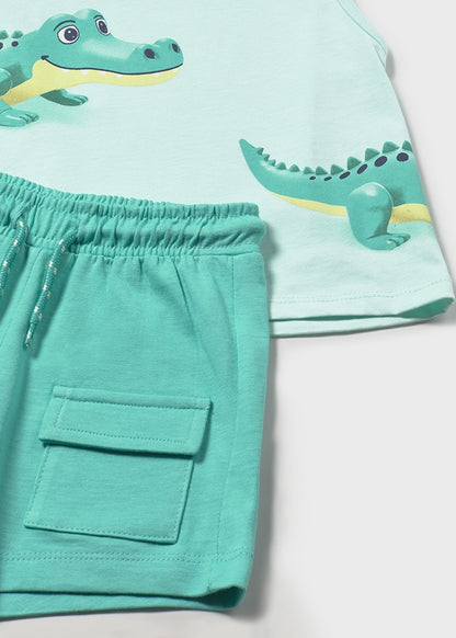 Mayoral Conjunto 3 peças estampadas bebé