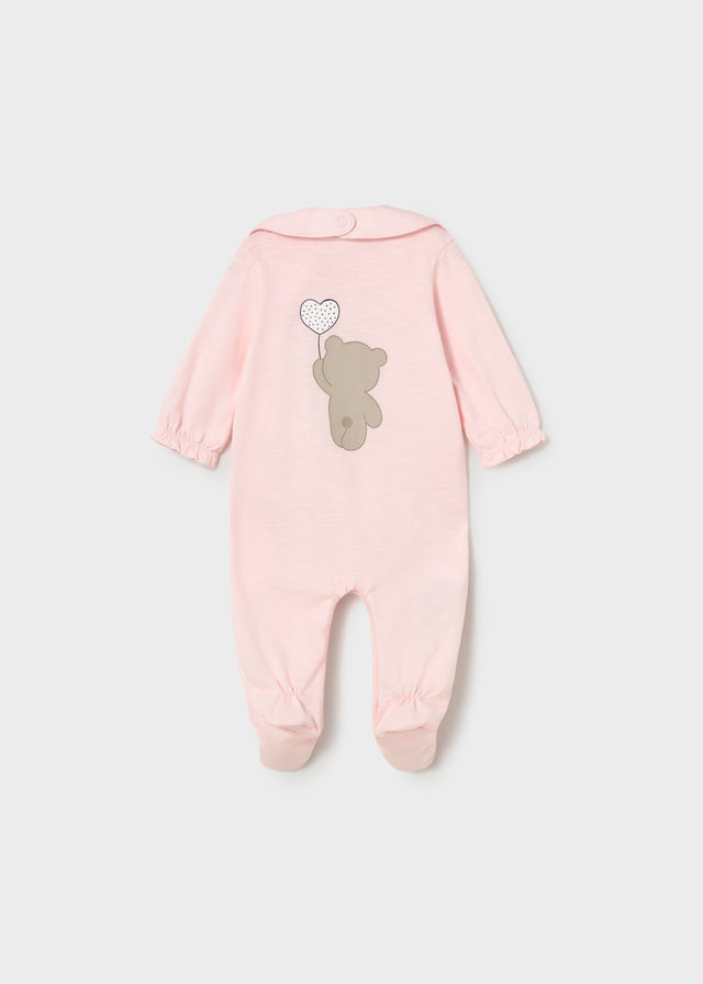 Mayoral Pijama comprido com babete recém nascida