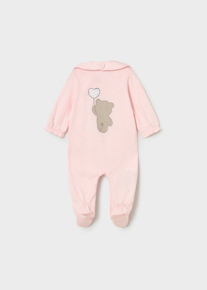 Mayoral Pijama comprido com babete recém nascida