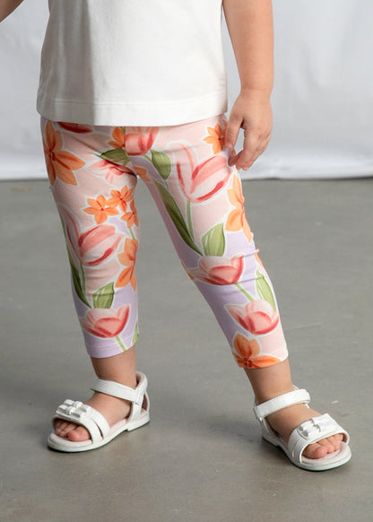 Mayoral Conjunto leggings e t-shirt flor