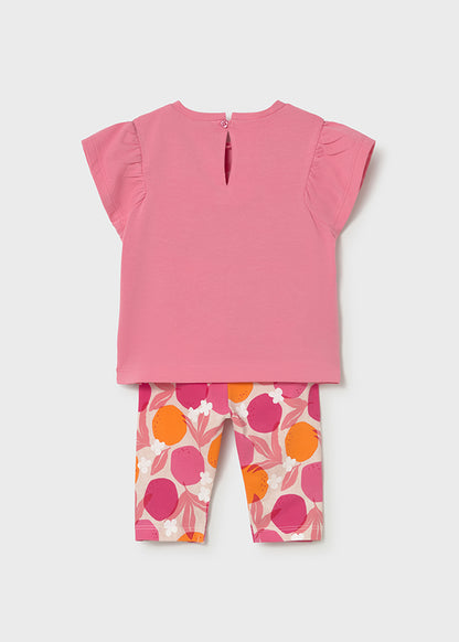 Mayoral Conjunto leggings estampado e t-shirt bebé