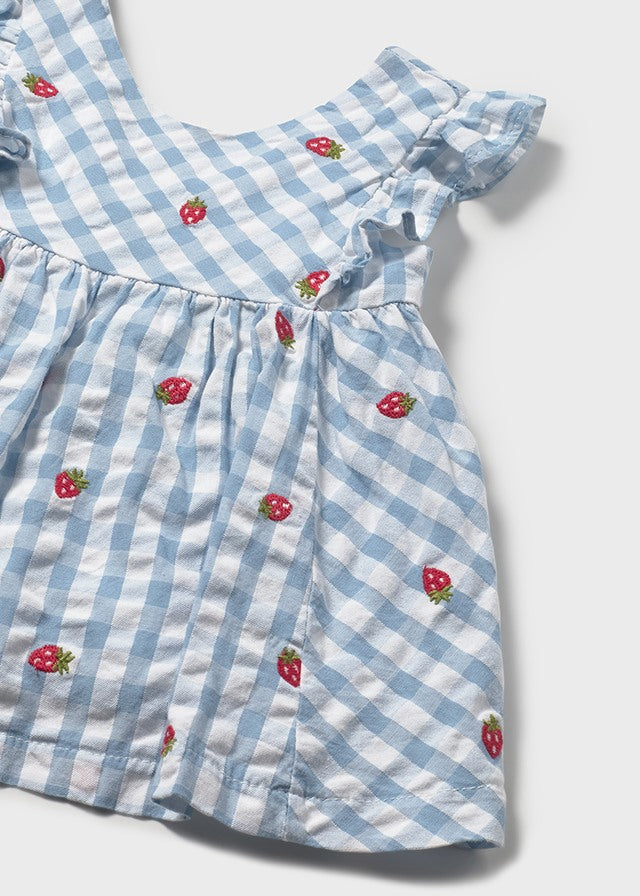 Mayoral Vestido com tapa fraldas recém nascida
