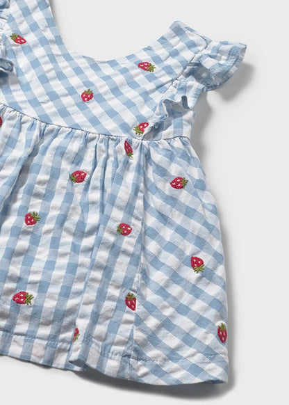 Mayoral Vestido com tapa fraldas recém nascida