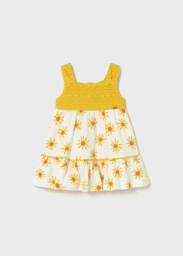 Mayoral Vestido combinado bebé