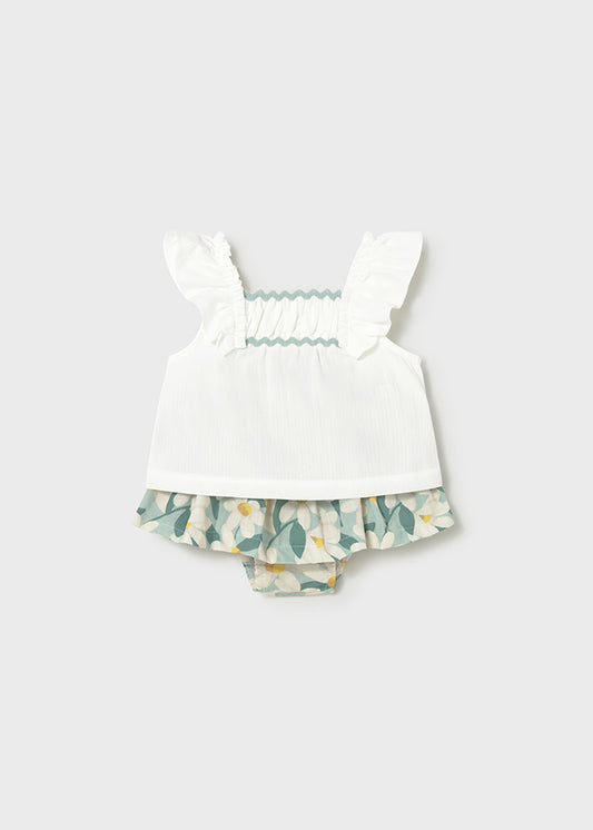 Mayoral Conjunto saia e blusa bebé