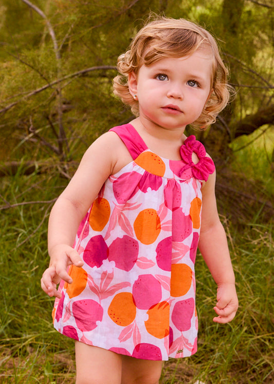 Mayoral Vestido estampado flor bebé
