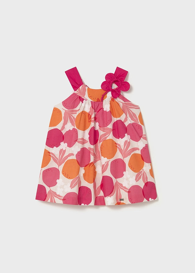 Mayoral Vestido estampado flor bebé