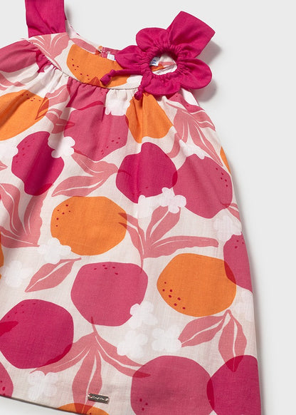 Mayoral Vestido estampado flor bebé