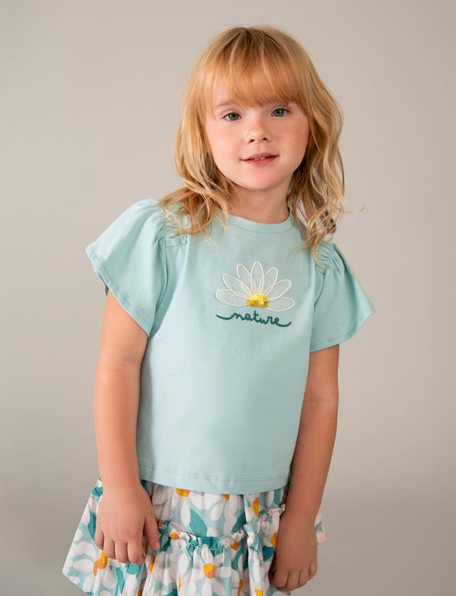 Mayoral T-shirt aplique menina