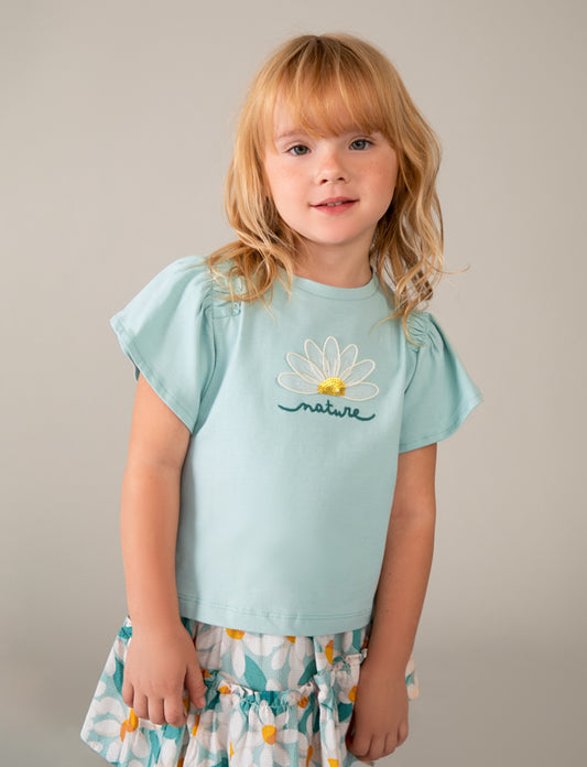 Mayoral T-shirt aplique menina