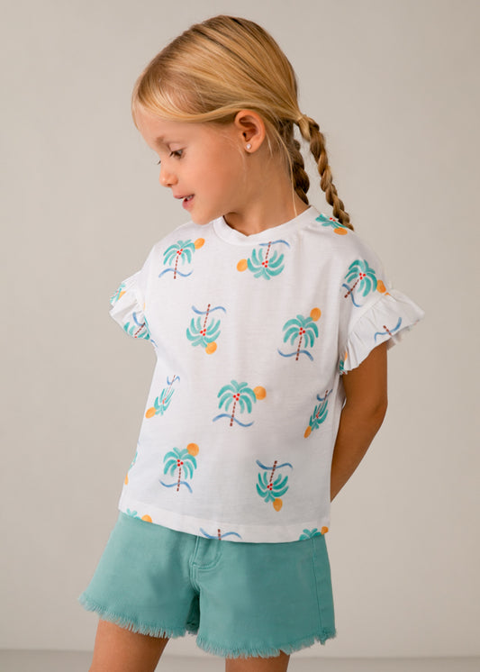 Mayoral T-shirt estampada menina