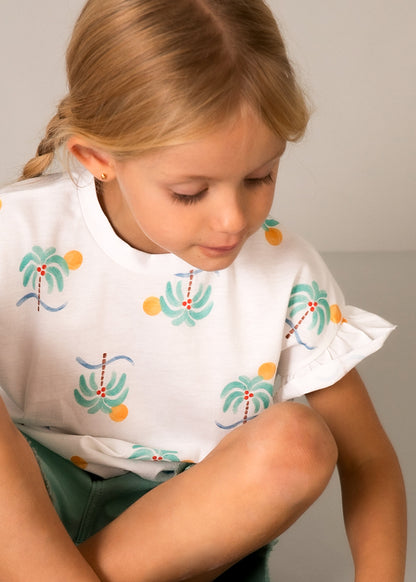 Mayoral T-shirt estampada menina