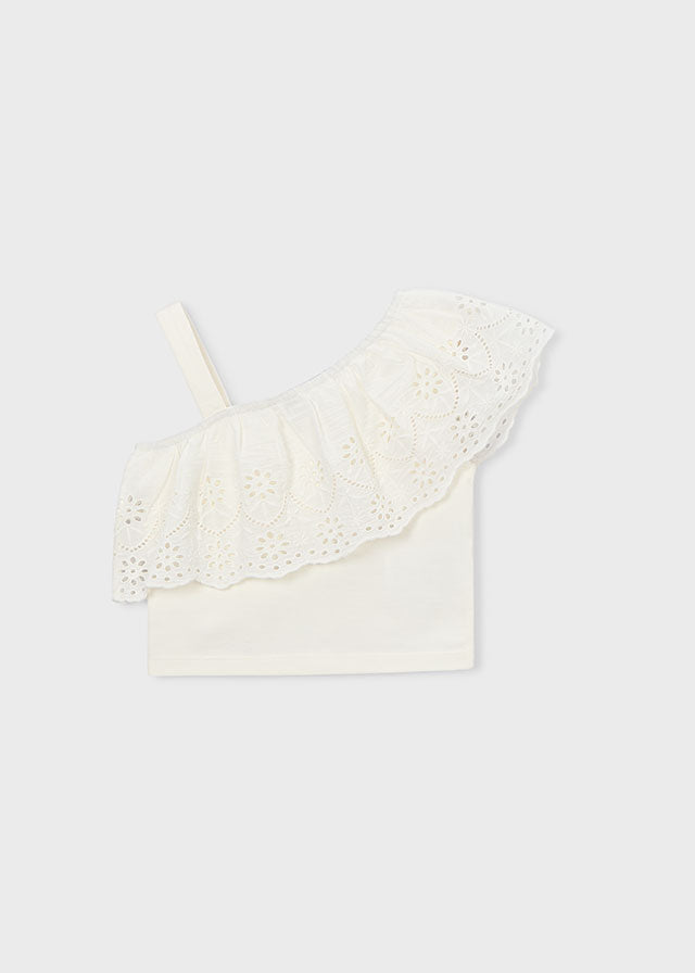 Mayoral Camisola alças folho menina
