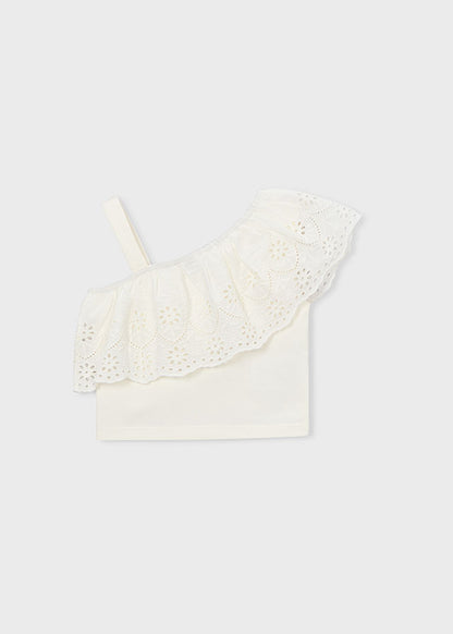Mayoral Camisola alças folho menina