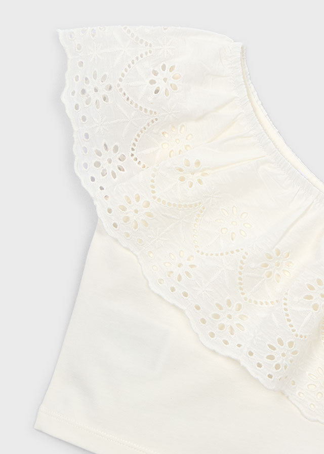 Mayoral Camisola alças folho menina