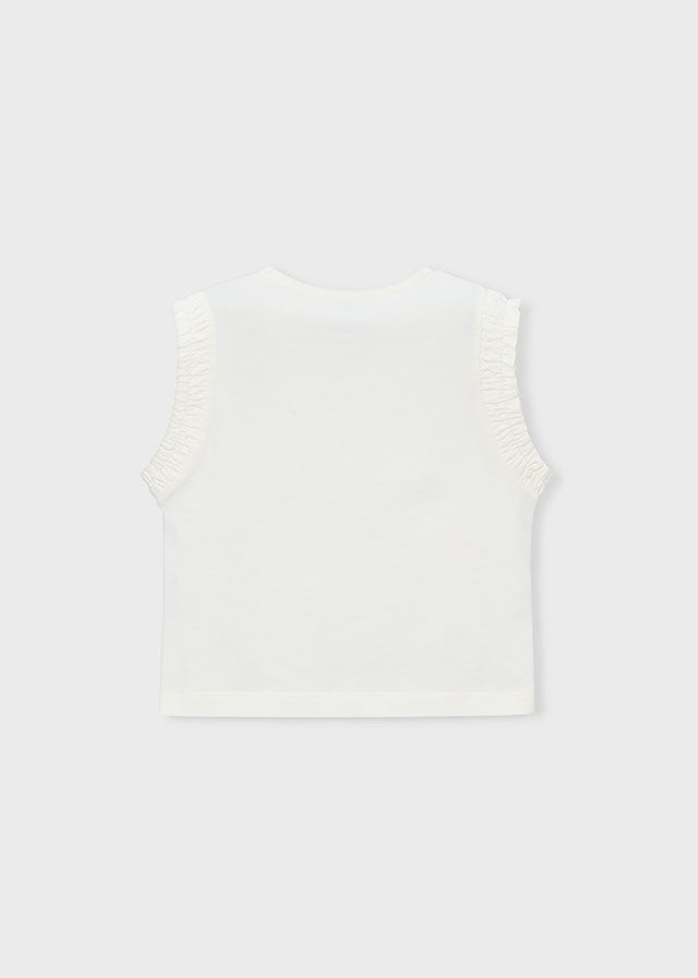 Mayoral T-shirt flores menina