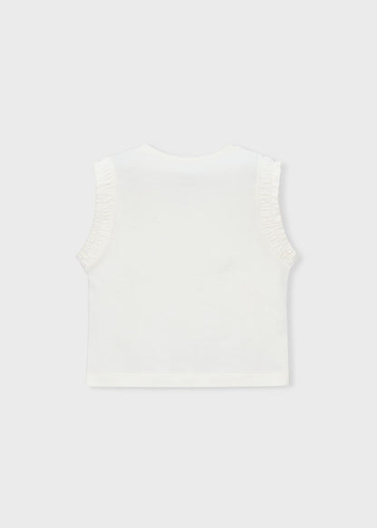 Mayoral T-shirt flores menina