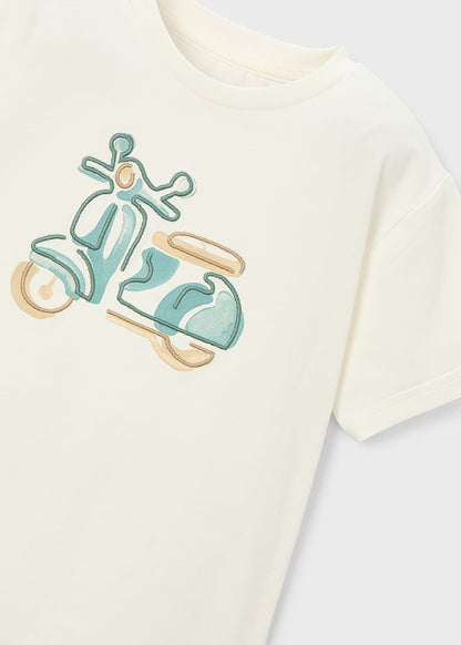 Mayoral T-shirt bordado menino