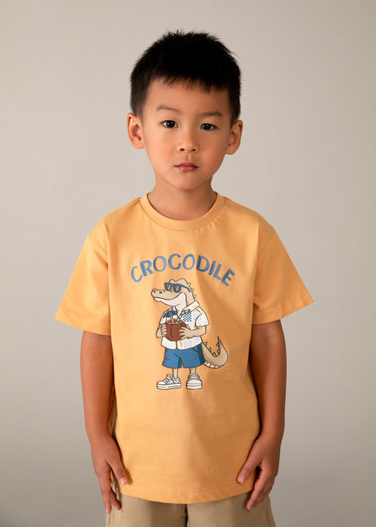 Mayoral T-shirt crocodilo menino