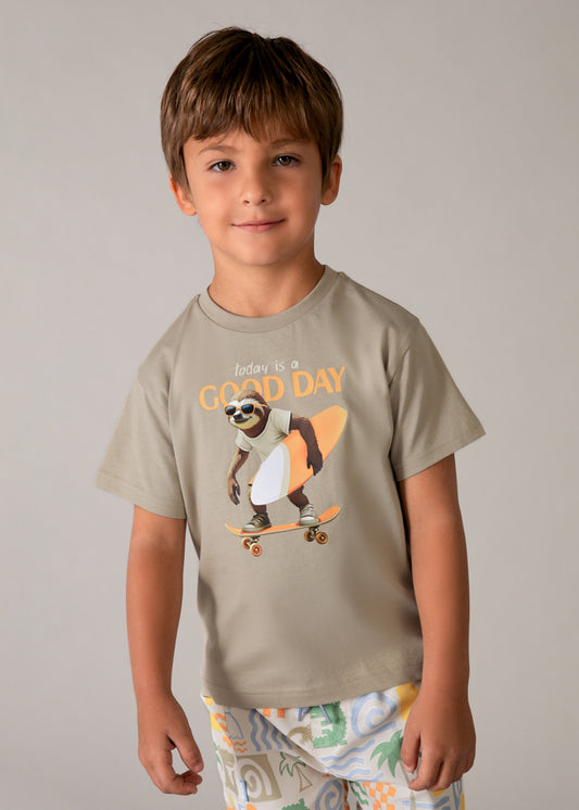 Mayoral T-shirt serigrafia menino