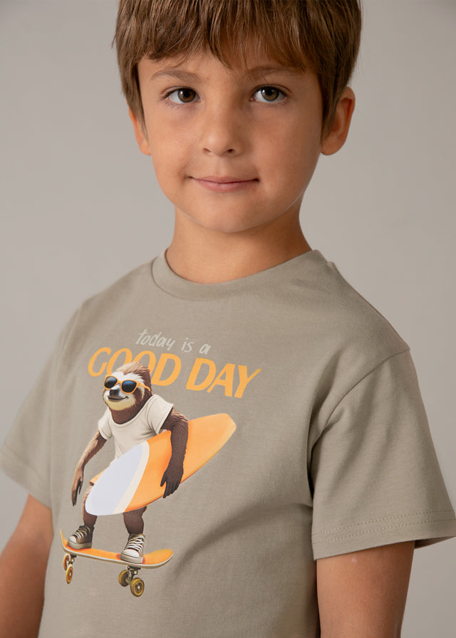 Mayoral T-shirt serigrafia menino
