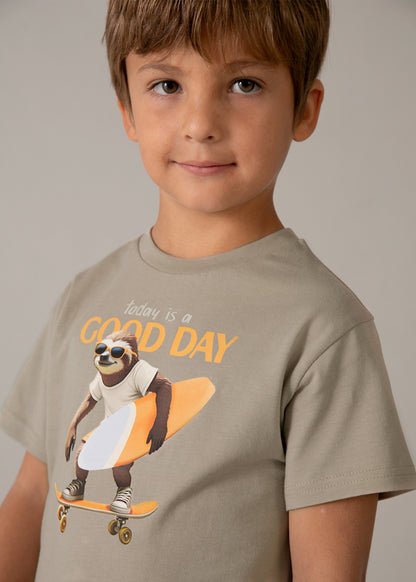 Mayoral T-shirt serigrafia menino
