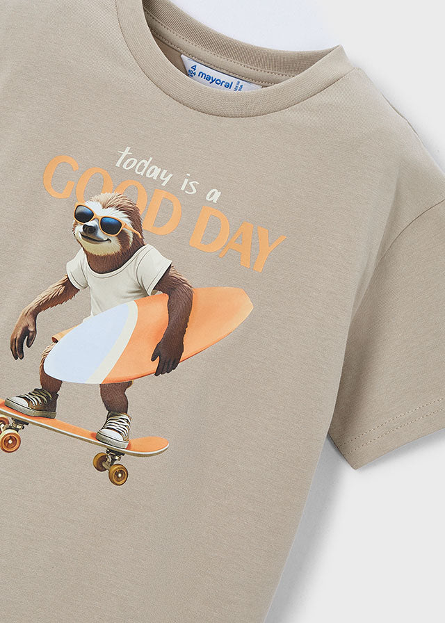 Mayoral T-shirt serigrafia menino