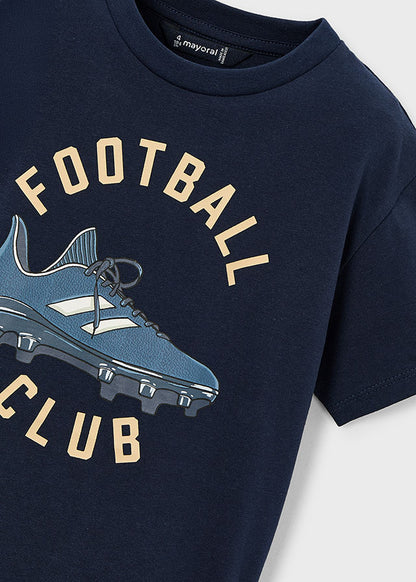 Mayoral T-shirt botas de futebol menino