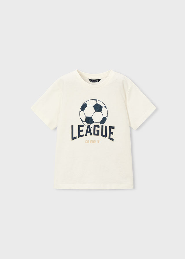 Mayoral T-shirt estampado futebol menino