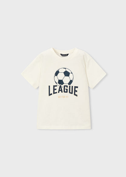Mayoral T-shirt estampado futebol menino