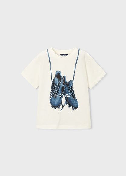 Mayoral T-shirt chuteiras menino