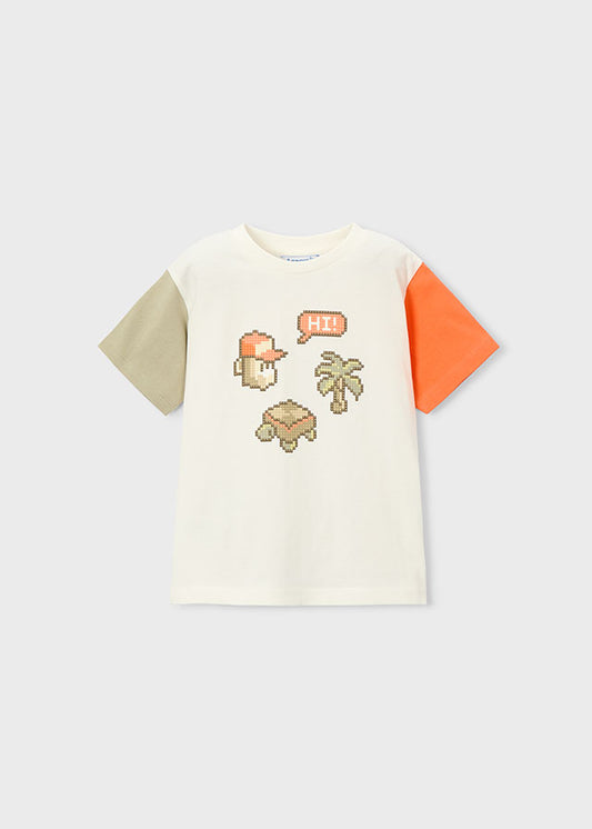 Mayoral T-shirt combinada menino