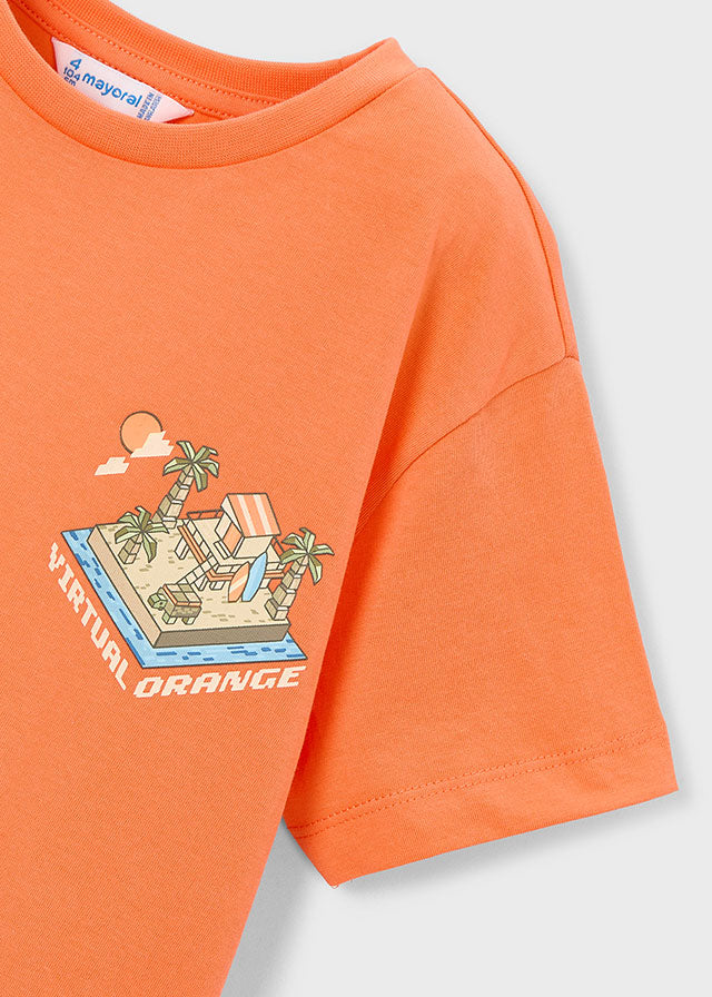 Mayoral T-shirt serigrafia menino
