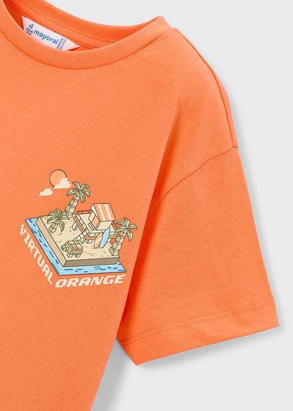 Mayoral T-shirt serigrafia menino