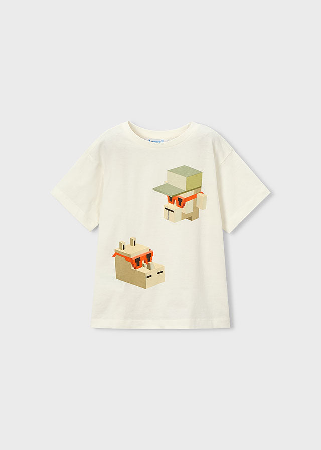 Mayoral T-shirt serigrafia menino