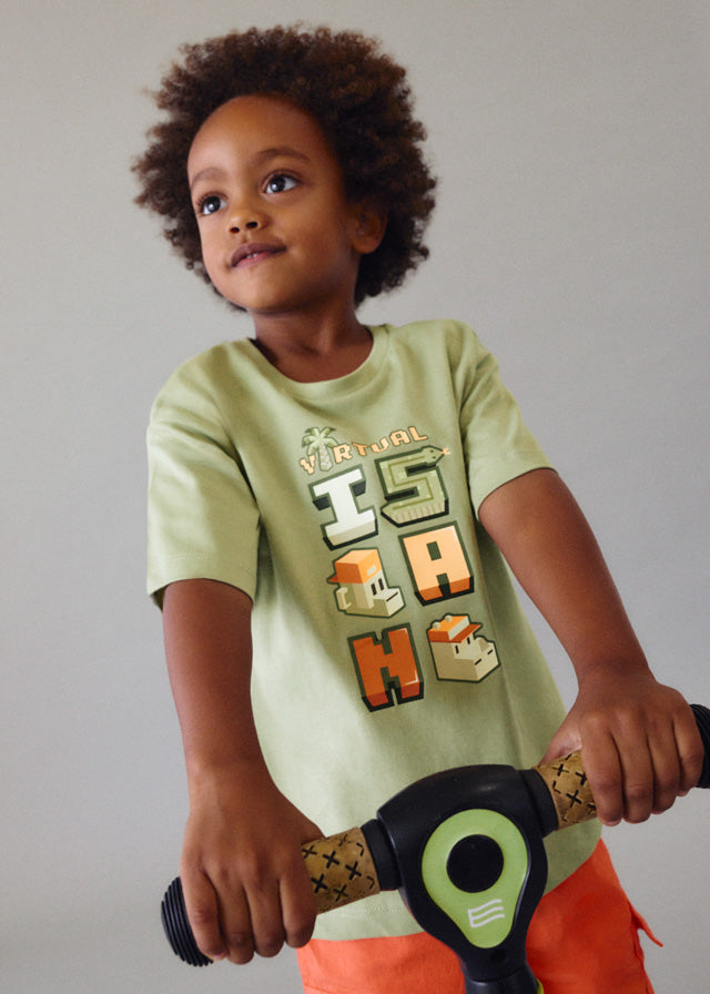 Mayoral T-shirt serigrafia menino