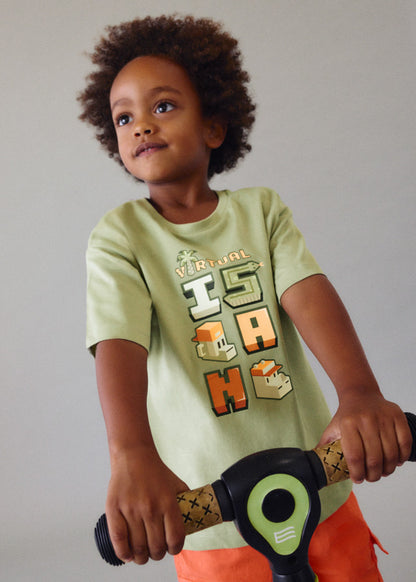 Mayoral T-shirt serigrafia menino